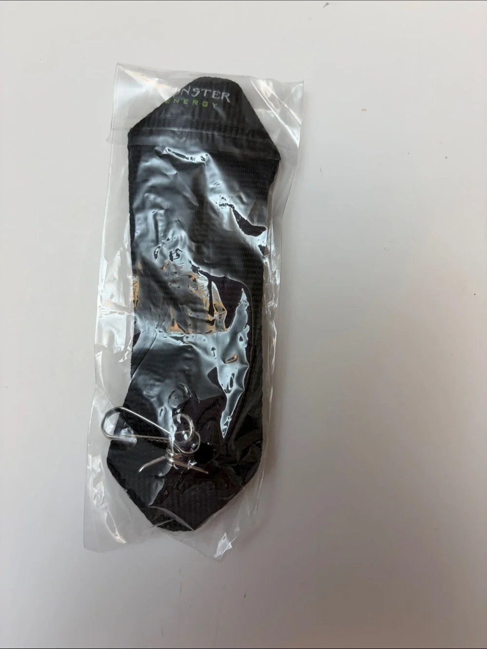 Monster Energy Lanyard Keychain Neck Strap ID Badge Holder Black Green Logo New